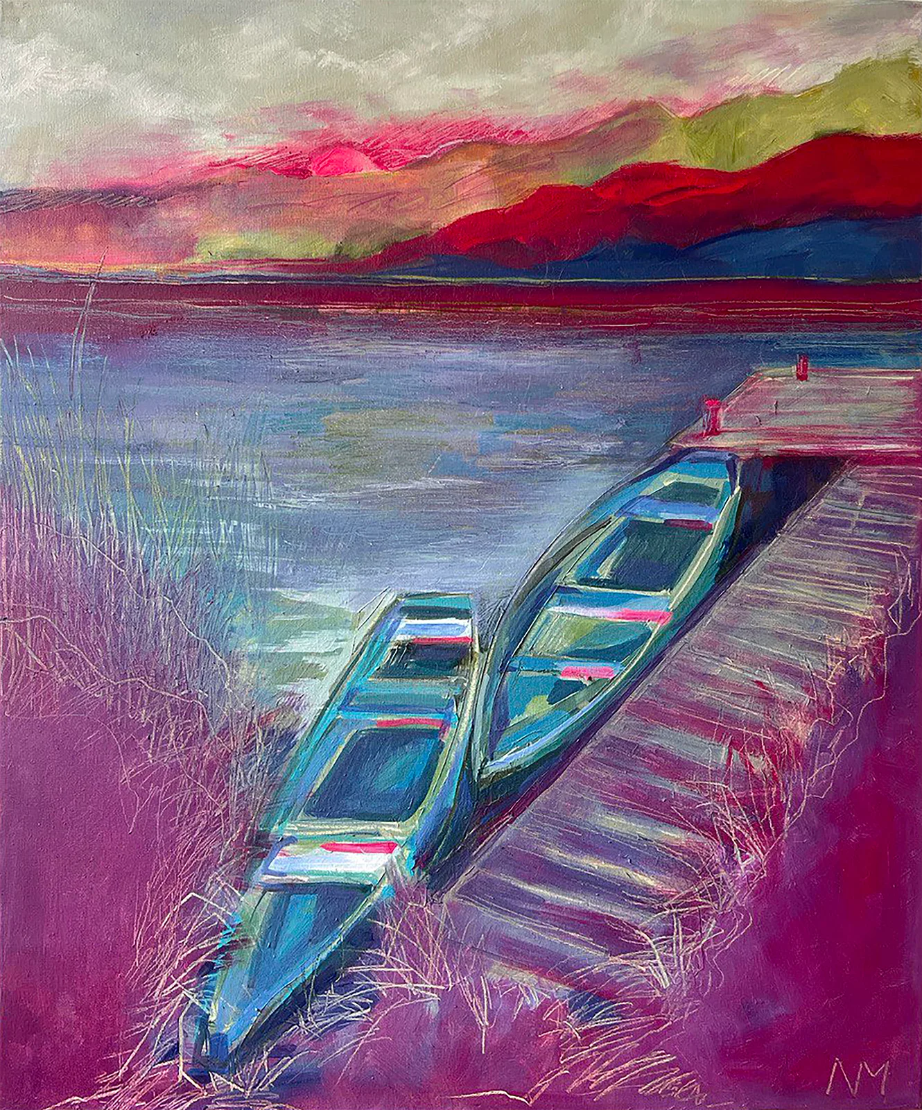 Evening lake