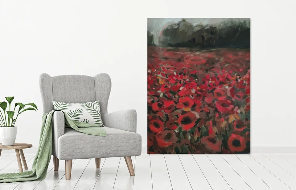 Red poppies